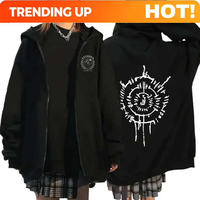 Men'S Fashion Zipper Hoodie - Customization Astarion 2023 Print Zipper Hoodie
