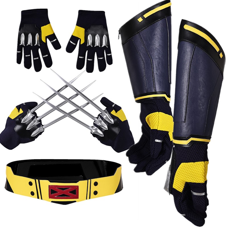Belt Mens Fashion - Wolf Logan Cosplay Belt Gloves Claws