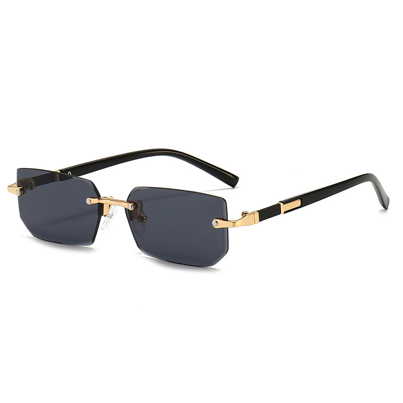 Men'S Fashion Glasses - Rimless Rectangle Sunglasses Fashion Women Men