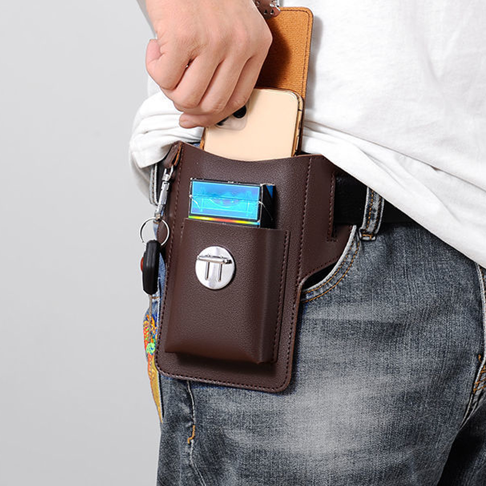 New Men Waist Bag Mobile Phone - Belt Mens Fashion recension och pris