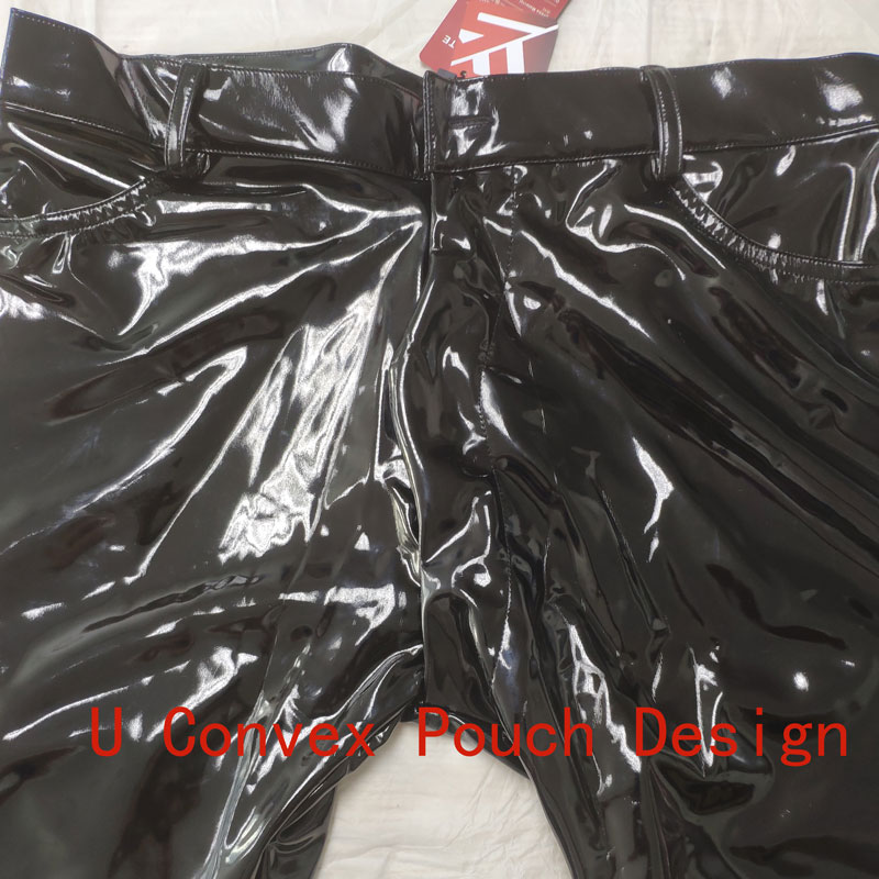 Fashion Men Latex Shiny Stage  - Jeans Pants Fashion Men recension och pris