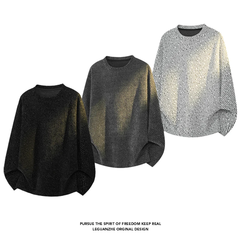 Men Diagonal Stripe Textured L - Men'S Fashion 2025 recension och pris