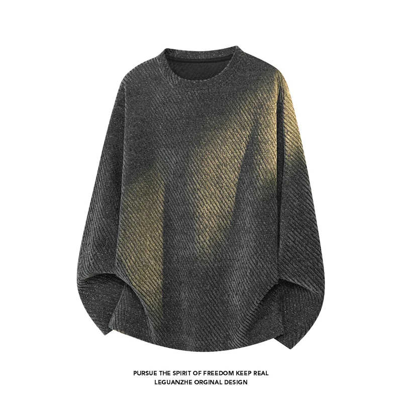 Men Diagonal Stripe Textured L - Men'S Fashion 2025 recension och pris