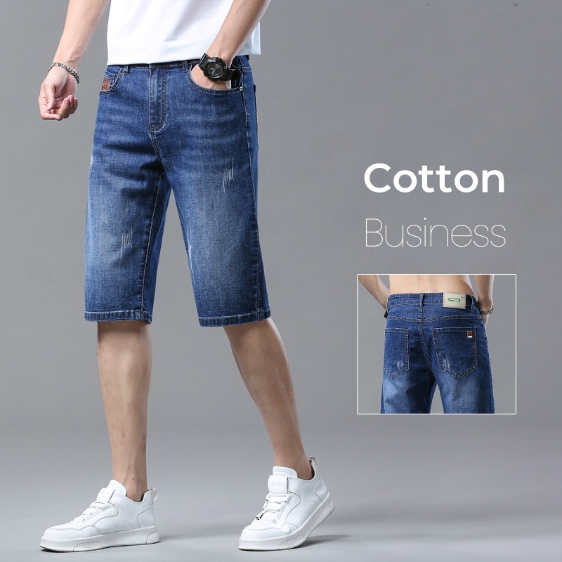 Men's Shorts Summer Straight D - Jeans Pants Fashion Men recension och pris