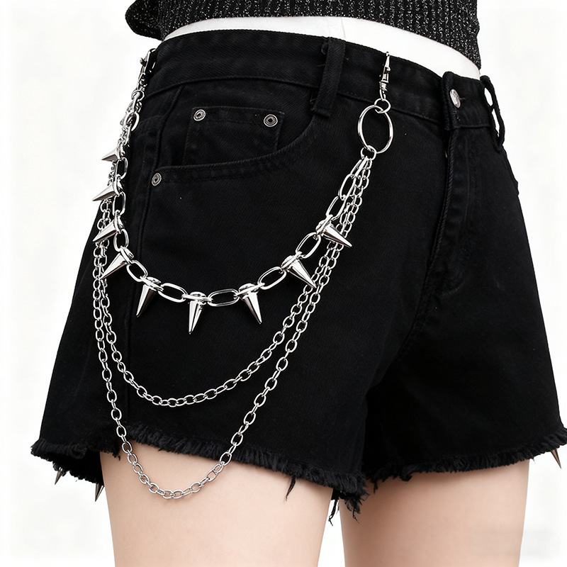 Unisex Hip Hop Punk Rock Metal - Jeans Pants Fashion Men recension och pris