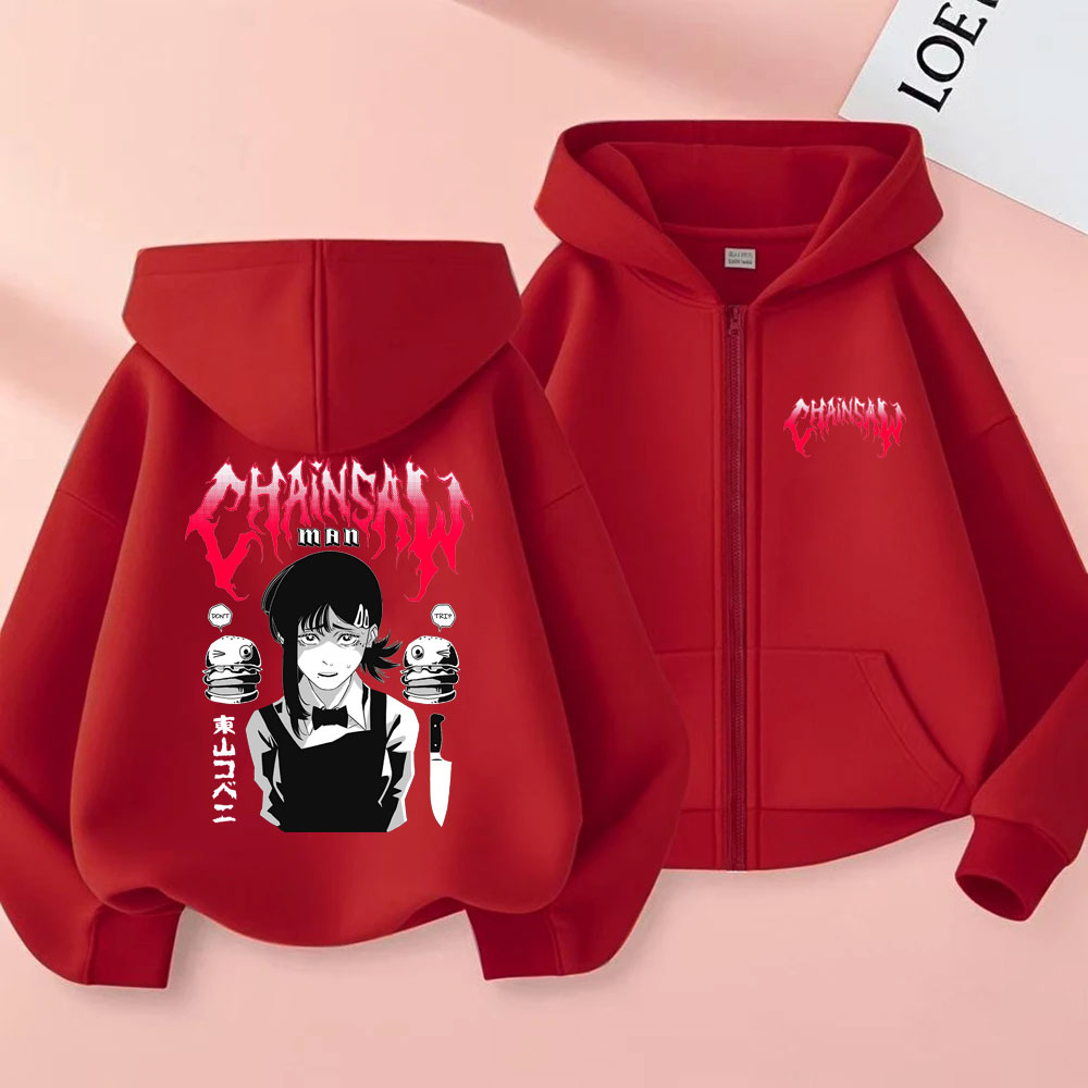 Custom Custom Anime Chainsaw M - Men'S Fashion Zipper Hoodie recension och pris