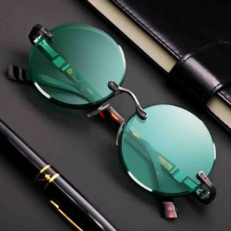 Fashion Classic Rimless Sungla - Men'S Fashion Glasses recension och pris