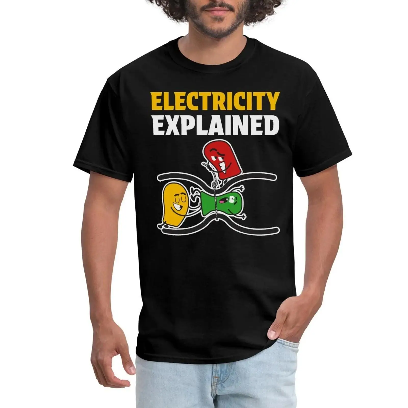Electricity Explained Humorous - Men'S Fashion Explained recension och pris
