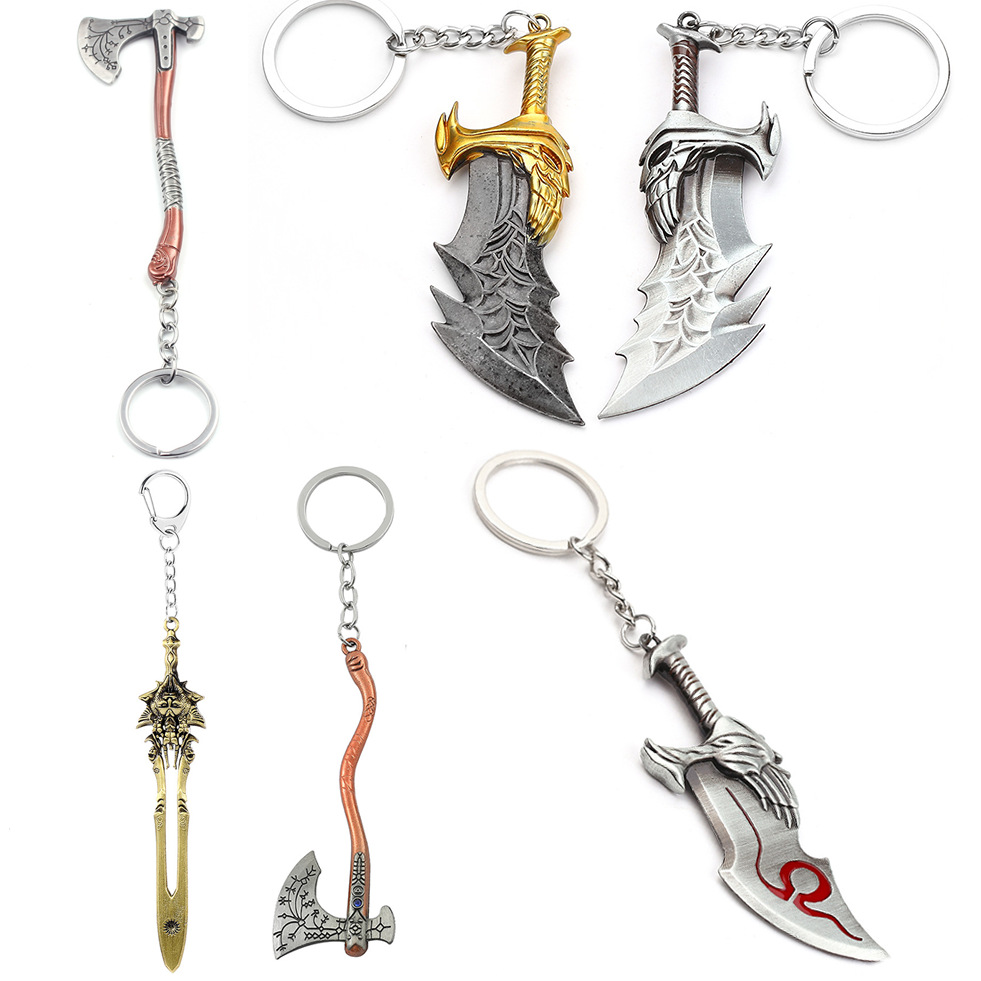 God of War 4 Kratos Sword Keyc - Men Fashion Key recension och pris