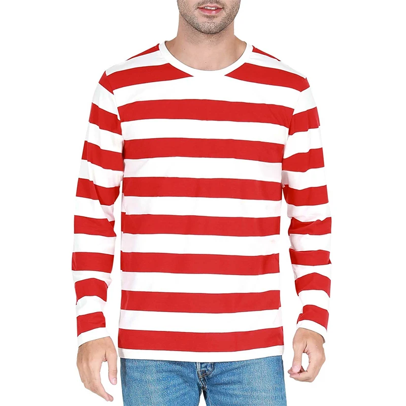 Contrast Stripe 3D Print Men L - Men'S Spring Fashion recension och pris