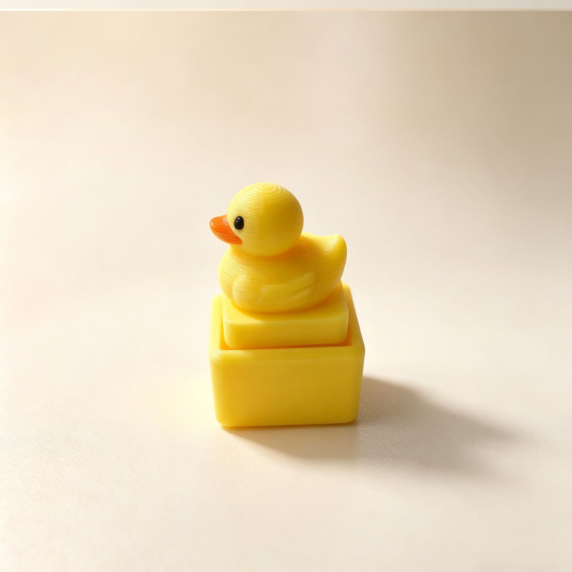 Cute Yellow Duck Press Keychai - Men Fashion Key recension och pris