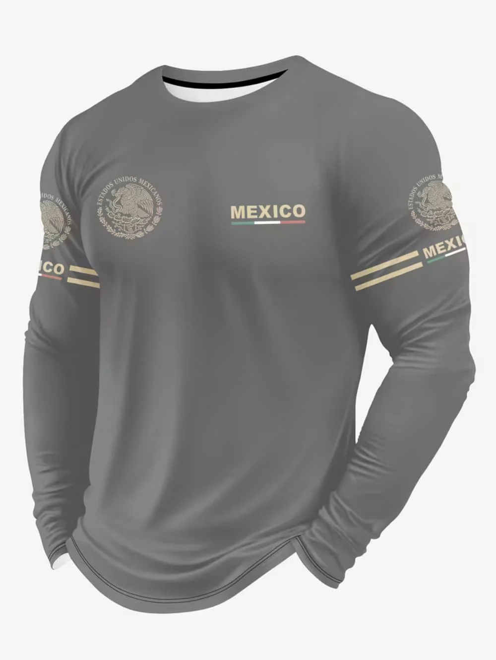 Men's Mexico Eagle Print T‑Shi - Men'S Spring Fashion recension och pris
