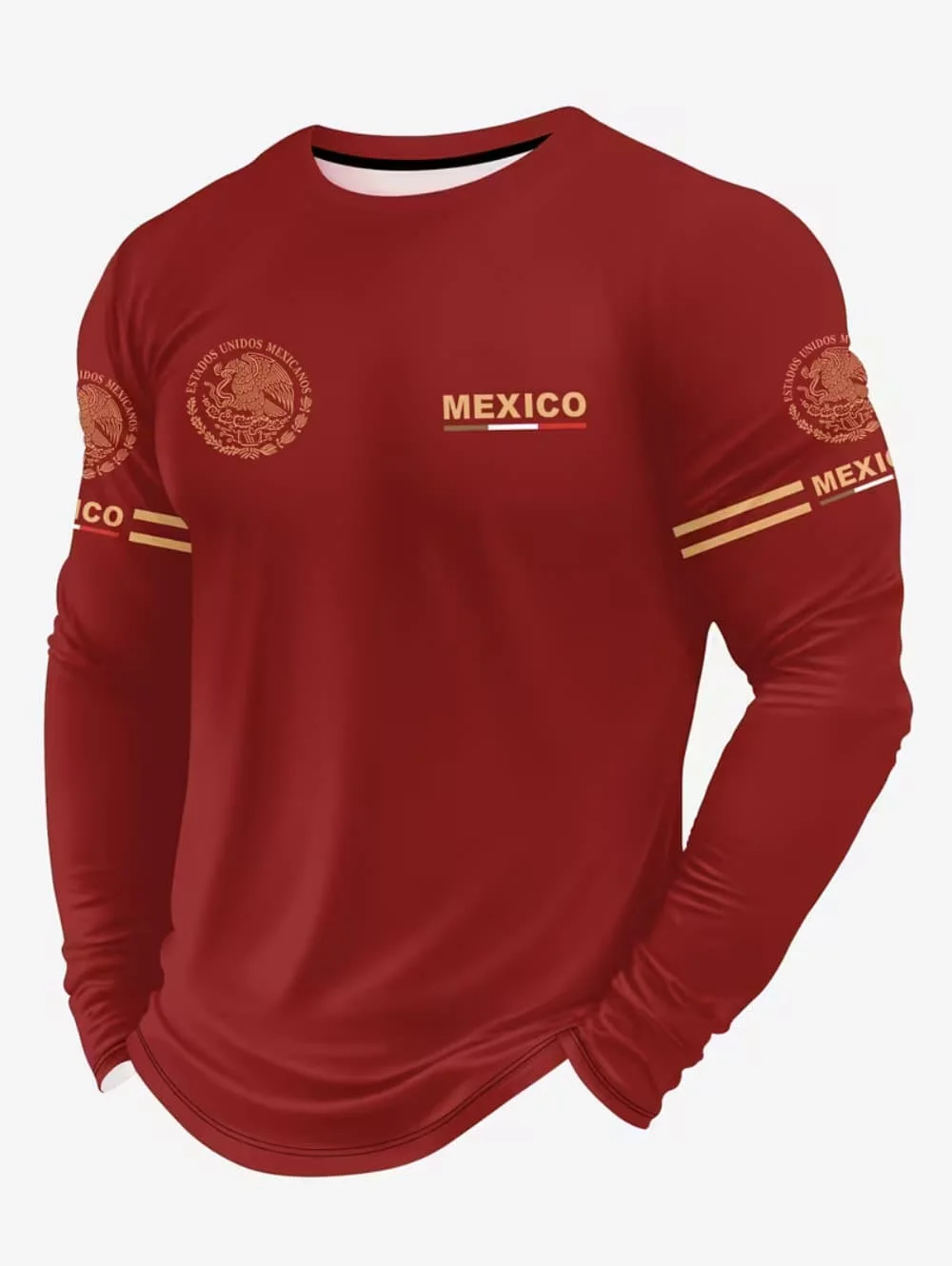 Men's Mexico Eagle Print T‑Shi - Men'S Spring Fashion recension och pris