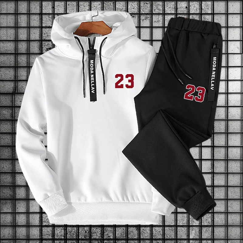Men Women Set/Hoodie/Pants 202 - Men'S Fashion Zipper Hoodie recension och pris