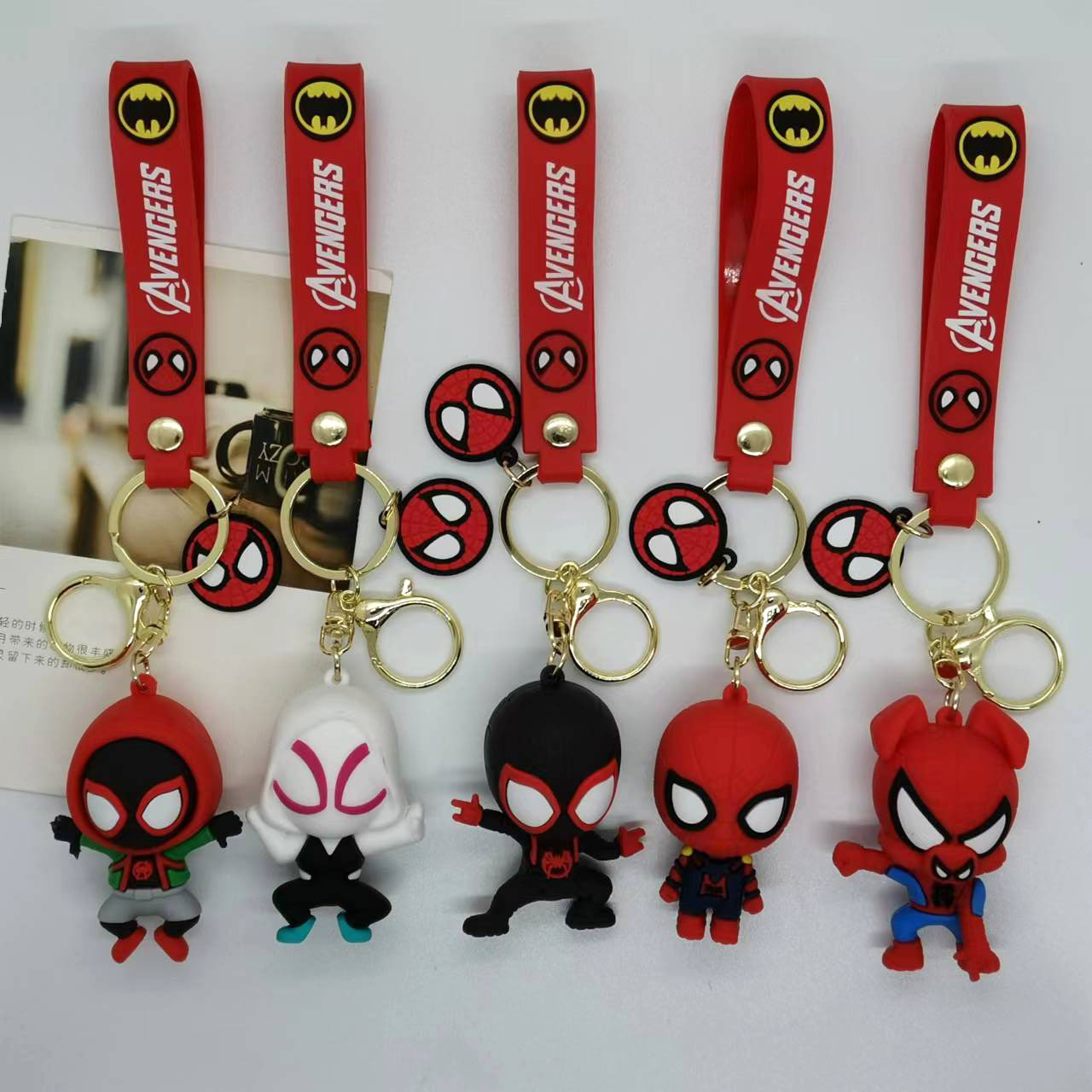 Creative Cartoon Spider Man Do - Men Fashion Key recension och pris
