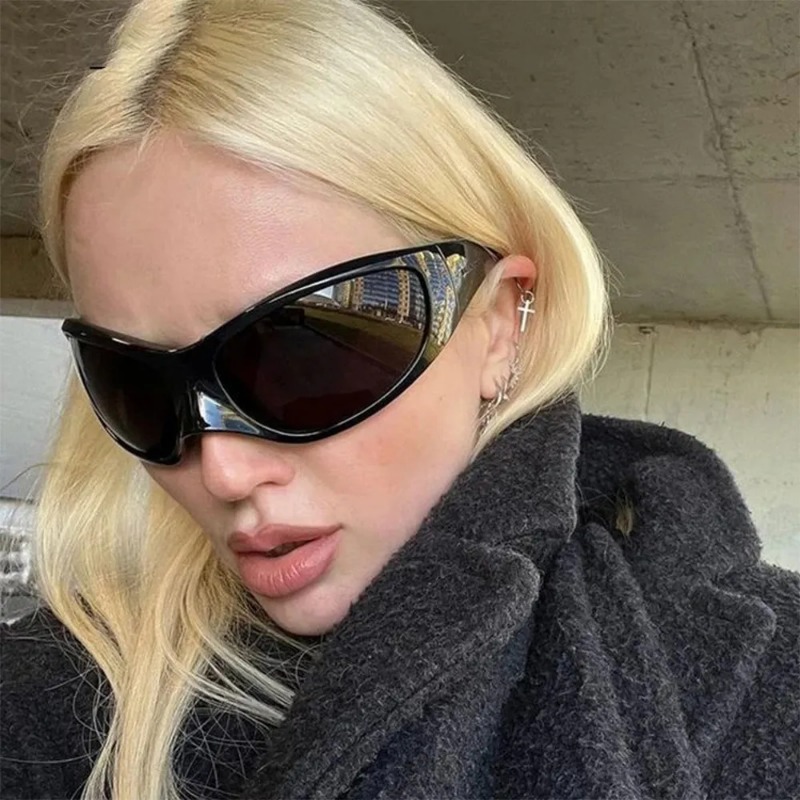 New Y2K Punk Sunglasses Women  - Men'S Fashion Glasses recension och pris