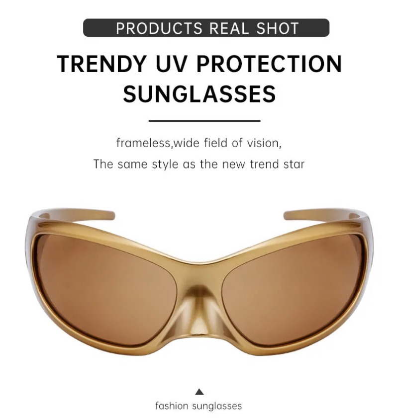 New Y2K Punk Sunglasses Women  - Men'S Fashion Glasses recension och pris