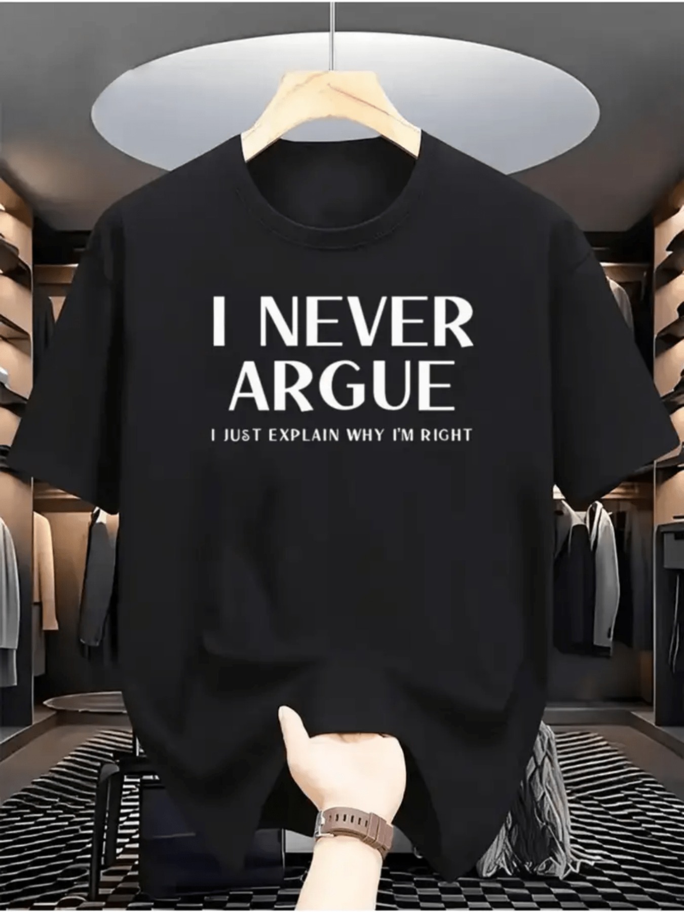 I Never Argue I Just Explain W - Men'S Fashion Explained recension och pris