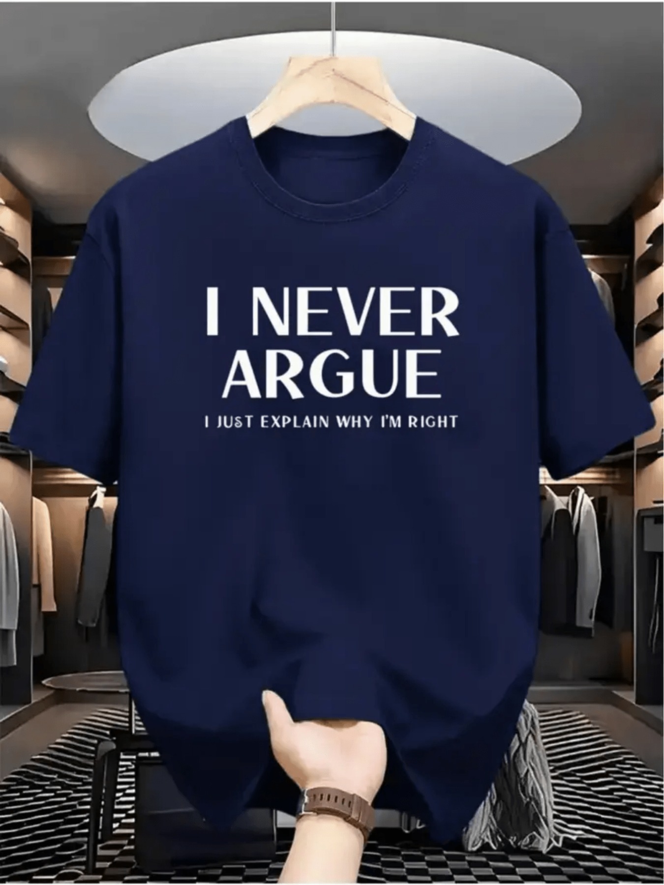 I Never Argue I Just Explain W - Men'S Fashion Explained recension och pris