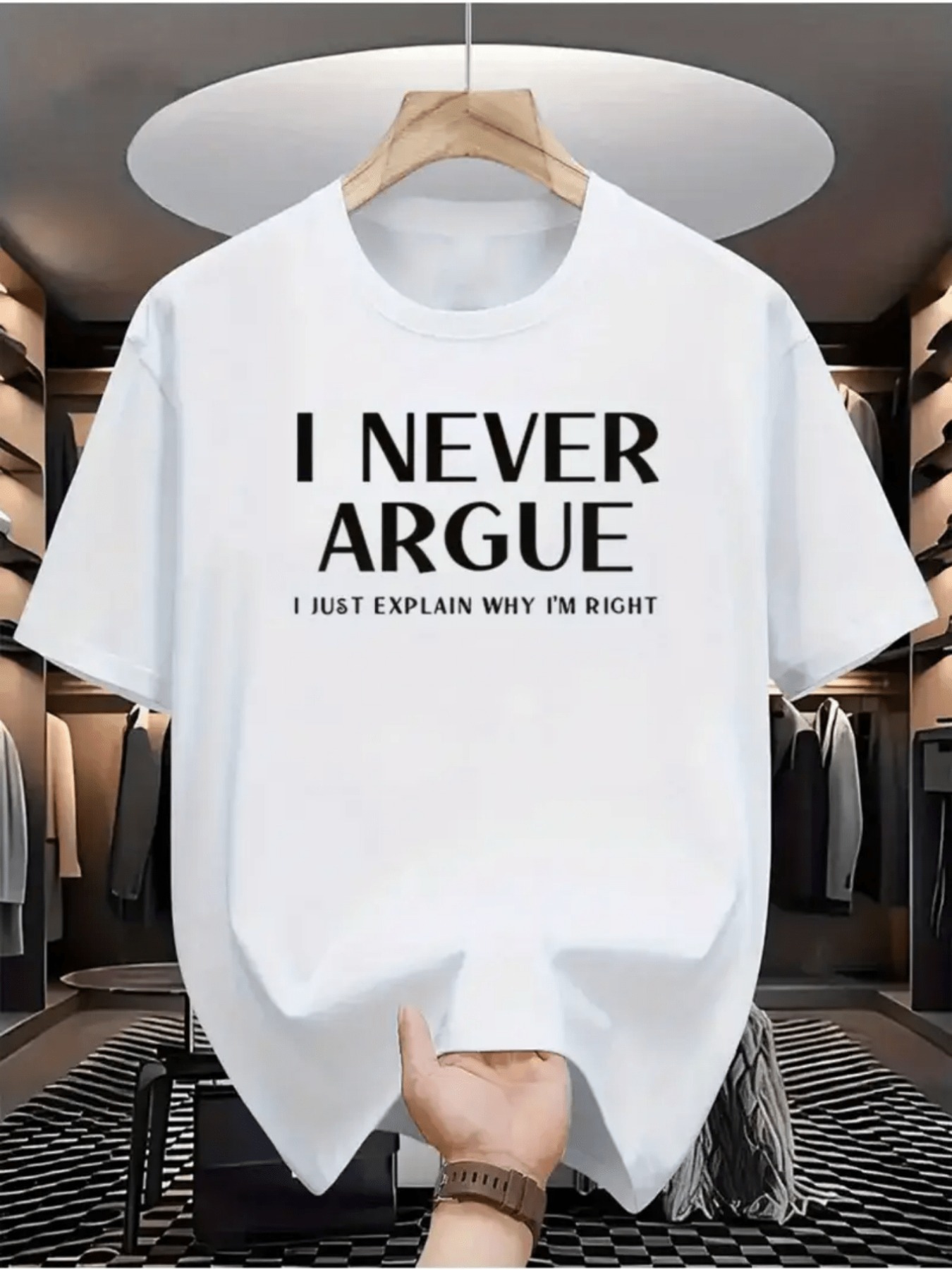 I Never Argue I Just Explain W - Men'S Fashion Explained recension och pris