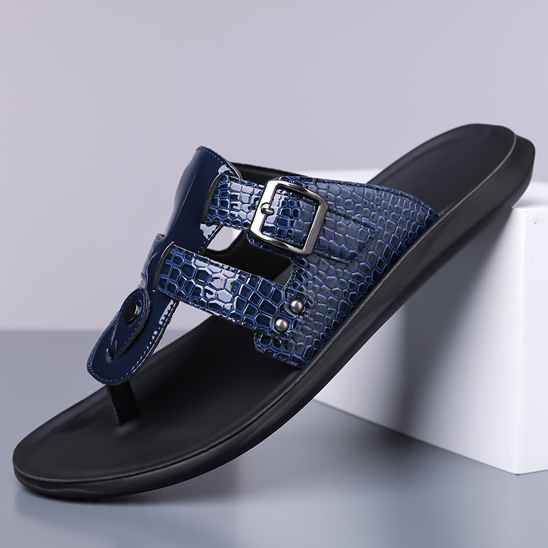 Summer New Men Flip Flops with - Belt Mens Fashion recension och pris
