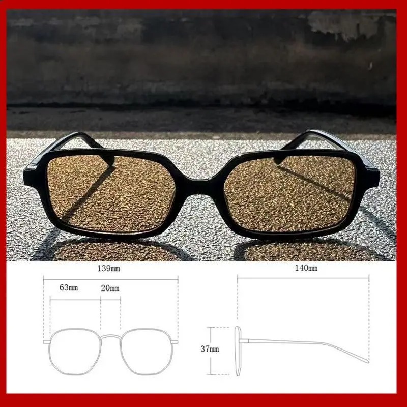 New Sexy Small Rectangle Sungl - Men'S Fashion Glasses recension och pris
