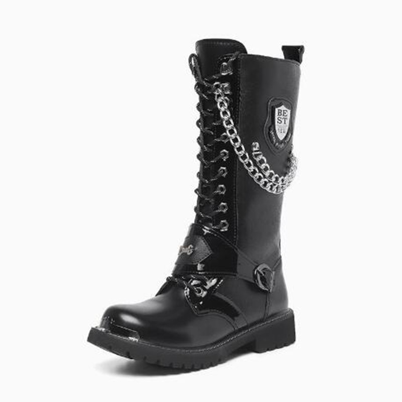 Men Fashion Motorcycle Boots M - Belt Mens Fashion recension och pris