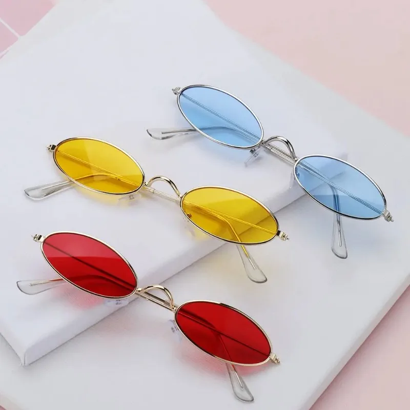 Retro Small Frame Oval Sunglas - Men'S Fashion Glasses recension och pris