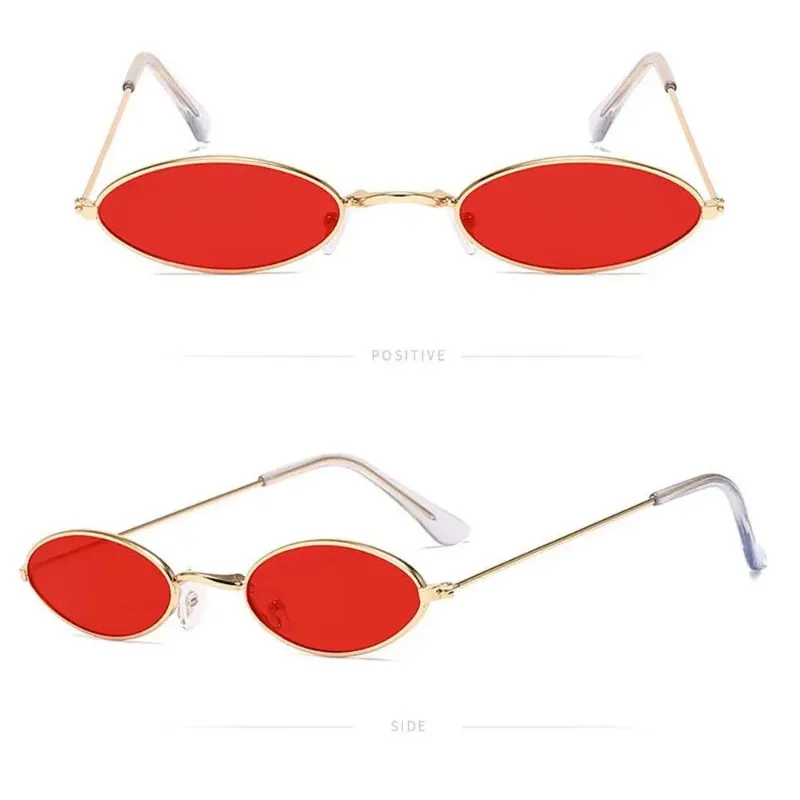 Retro Small Frame Oval Sunglas - Men'S Fashion Glasses recension och pris