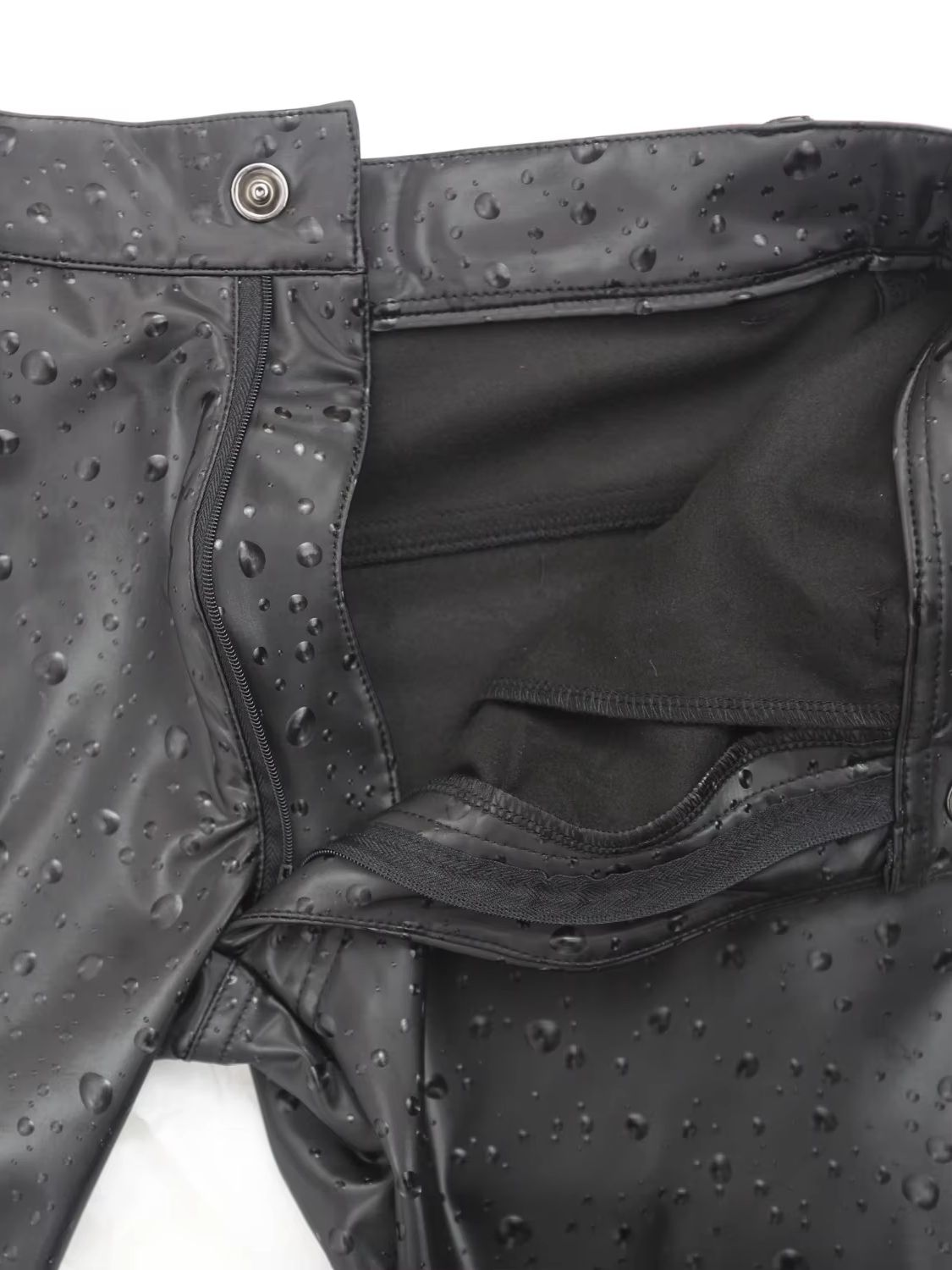 3D Water Drop Print Elastic PU - Jeans Pants Fashion Men recension och pris